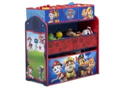 Delta Children Nick Jr. PAW Patrol 4-Piece Playroom Solution– Set Includes Table And 2 Chairs And 6-Bin Toy Organizer -Kid Household Items cv6kwqehxskeclmieoqp