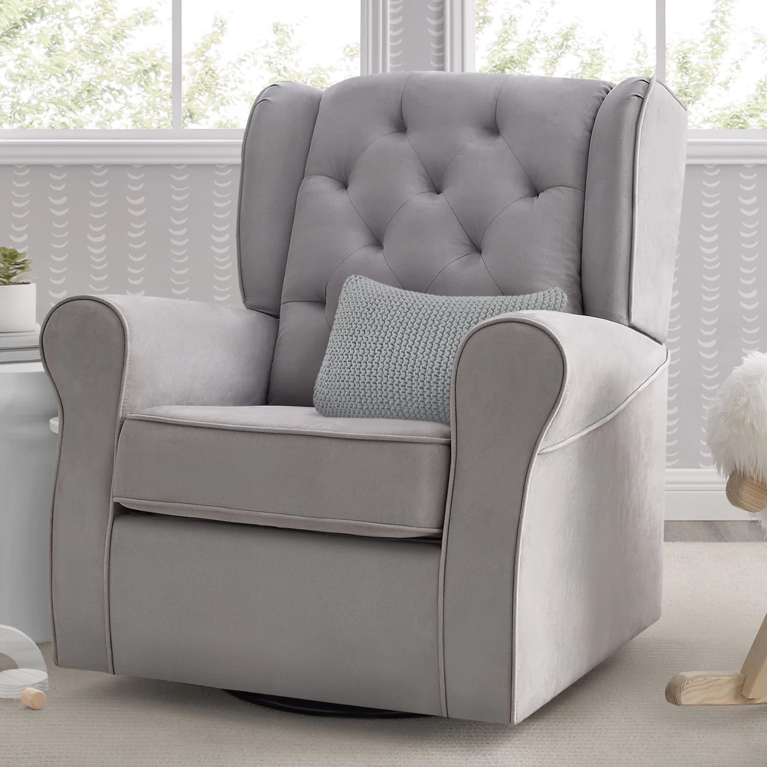 Delta Children Emerson Nursery Glider Swivel Rocker Chair 15 Delta Children Emerson Nursery Glider Swivel Rocker Chair - Image 15