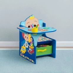Delta Children CoComelon Chair Desk With Storage Bin -Kid Household Items eecde6q8fqamfeu7joad