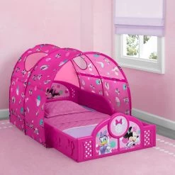 Delta Children Minnie Mouse Plastic Sleep And Play Toddler Bed With Canopy -Kid Household Items gr1haw28e04zrnam3nr6