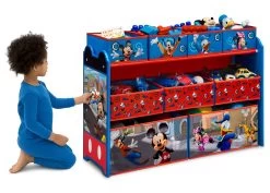 Delta Children Mickey Mouse Deluxe 9 Bin Design And Store Toy Organizer -Kid Household Items gxsmykanfukb2yxblamh