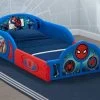 Delta Children Spider-Man Sleep And Play Toddler Bed With Built-In Guardrails