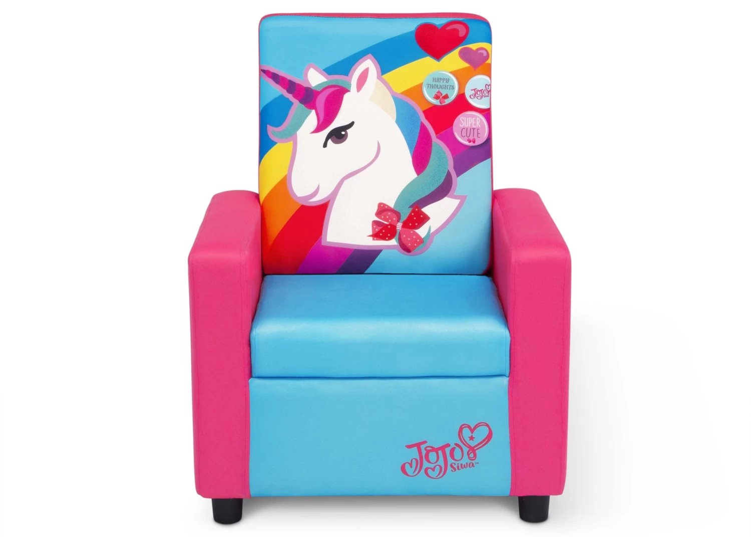 Delta Children JoJo Siwa High Back Upholstered Chair 2 Delta Children JoJo Siwa High Back Upholstered Chair - Image 2