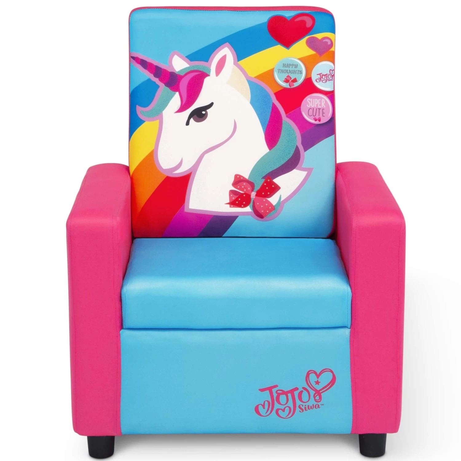 Delta Children JoJo Siwa High Back Upholstered Chair 6 Delta Children JoJo Siwa High Back Upholstered Chair - Image 6