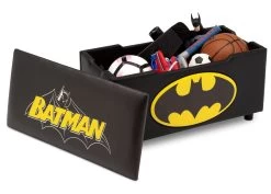 Delta Children Batman Upholstered Storage Bench For Kids -Kid Household Items imrl7roftdxxt15lkz5h
