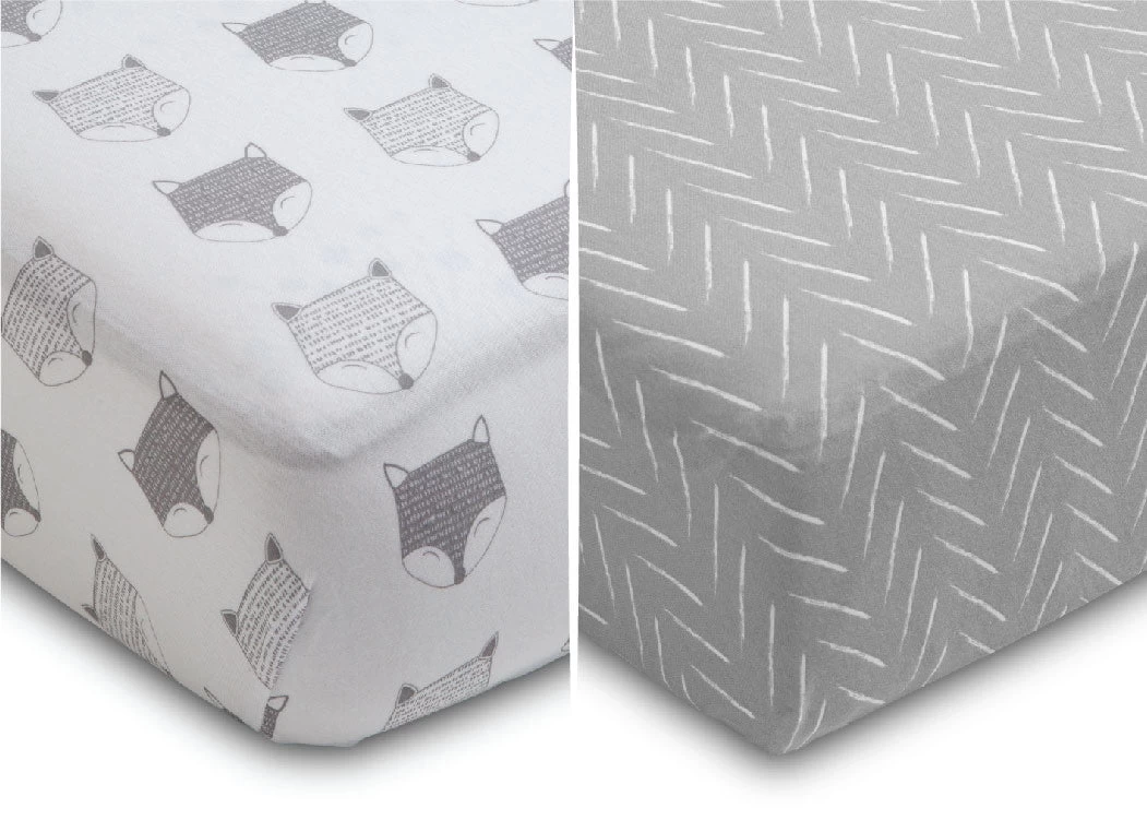Delta Children Indie Fox Fitted Crib Sheets - 2 Pack 5 Delta Children Indie Fox Fitted Crib Sheets - 2 Pack - Image 5