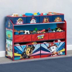 Delta Children PAW Patrol Deluxe 9 Bin Design And Store Toy Organizer -Kid Household Items jmumaauddwwwpgti4mwn