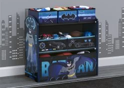 Delta Children Batman 6 Bin Design And Store Toy Organizer