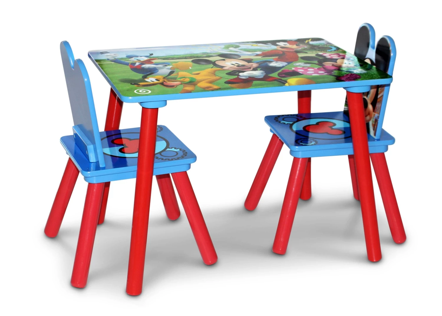 Delta Children Mickey Mouse 4-Piece Playroom Solution– Set Includes Table And 2 Chairs And 6-Bin Toy Organizer 4 Delta Children Mickey Mouse 4-Piece Playroom Solution– Set Includes Table And 2 Chairs And 6-Bin Toy Organizer - Image 4