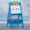 Delta Children Baby Shark Wooden Activity Easel With Storage