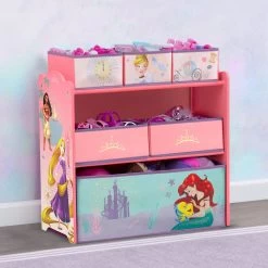 Delta Children Princess 6 Bin Design And Store Toy Organizer 9 Delta Children Princess 6 Bin Design And Store Toy Organizer -Kid Household Items lebzrjilr7jp3oub0drt