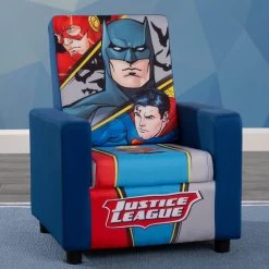 Delta Children Justice League High Back Upholstered Chair -Kid Household Items lnrmbgfwppucsunkxm0t