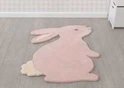 Delta Children Hand-Tufted 100% Wool Bunny Rug