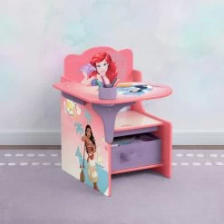 Delta Children Princess Chair Desk With Storage Bin -Kid Household Items mfhwkpxqxntny59ydb3y