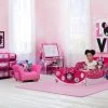 Delta Children Minnie Mouse Interactive Wood Toddler Bed
