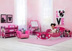 Delta Children Minnie Mouse Interactive Wood Toddler Bed