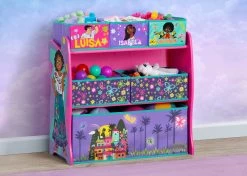 Delta Children Disney Encanto 6 Bin Design And Store Toy Organizer