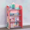 Delta Children Disney Princess Wooden Playhouse 4-Shelf Bookcase