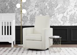 Delta Children Skye Nursery Glider Swivel Chair With LiveSmart Fabric