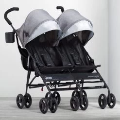 Jeep PowerGlyde Side-by-Side Double Stroller -Kid Household Items pijxhk6xgcfvb4pjwkfa