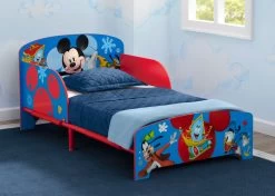 Delta Children Mickey Mouse Wood & Metal Toddler Bed
