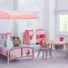 Delta Children Princess Plastic Toddler Bed With Canopy