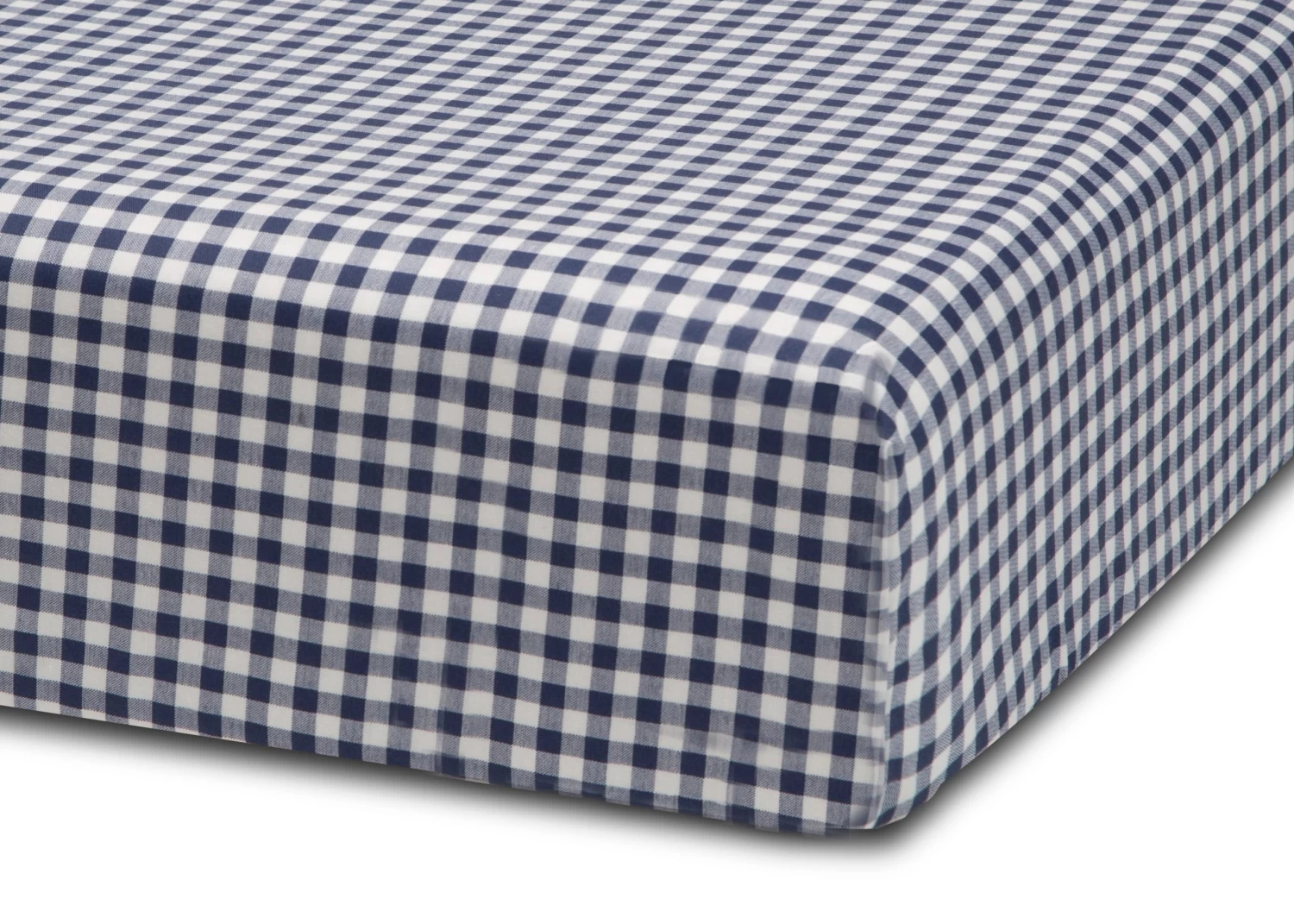 Delta Children Navy Gingham 3-Piece Twin Sheet Set 4 Delta Children Navy Gingham 3-Piece Twin Sheet Set - Image 4