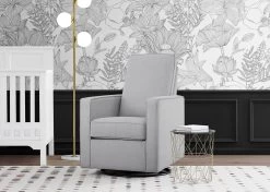 Delta Children Skye Nursery Glider Swivel Chair With LiveSmart Fabric -Kid Household Items rbsgfqll3cwtwua681aj