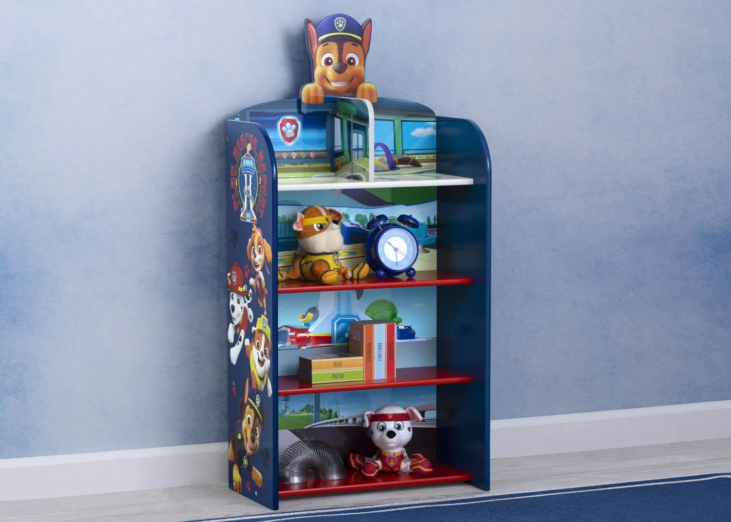 Delta Children PAW Patrol Wooden Playhouse 4-Shelf Bookcase 1 Delta Children PAW Patrol Wooden Playhouse 4-Shelf Bookcase