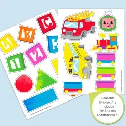 Delta Children CoComelon 6 Bin Design And Store Toy Organizer -Kid Household Items s3nukzqdlchy4cfmlzfv