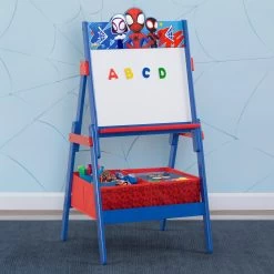 Delta Children Spidey And His Amazing Friends Wooden Activity Easel With Storage -Kid Household Items sdqlhj32q2f9pxyylkuf