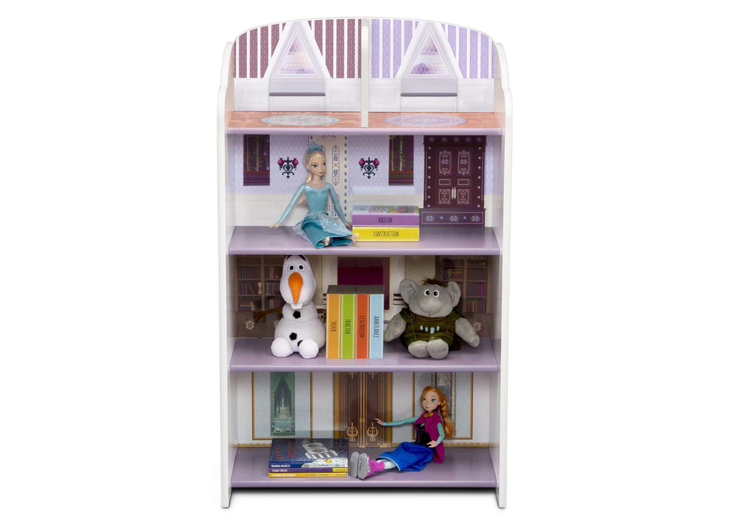 Delta Children Frozen II Wooden Playhouse 4-Shelf Bookcase 3 Delta Children Frozen II Wooden Playhouse 4-Shelf Bookcase - Image 3