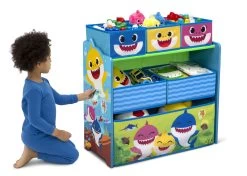 Delta Children Baby Shark Design & Store 6 Bin Toy Storage Organizer -Kid Household Items ulgwdbu7zcnojw9mgnkj