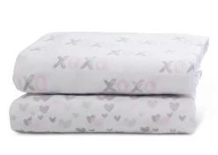 Delta Children Hearts N Kisses Fitted Crib Sheets - 2 Pack -Kid Household Items uteoy3meeurqqq8oqspe