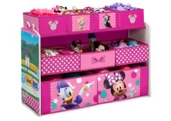 Delta Children Minnie Mouse Deluxe 9 Bin Design And Store Toy Organizer 8 Delta Children Minnie Mouse Deluxe 9 Bin Design And Store Toy Organizer -Kid Household Items v755zbrez6lrut6bjriv