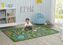Delta Children Extra Large Road Map Activity Rug For Girls And Boys - 78-inch L X 54-inch W -Kid Household Items vjanoqihurnev9tc7d83