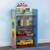 Delta Children Sesame Street Wooden Playhouse 4-Shelf Bookcase