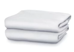 Delta Children Fitted Crib Sheets - 2 Pack, White -Kid Household Items whitestackedsheets hires
