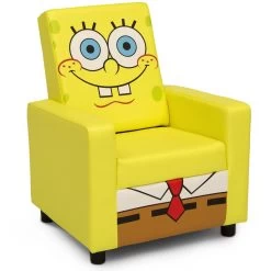 Delta Children SpongeBob SquarePants High Back Upholstered Chair 13 Delta Children SpongeBob SquarePants High Back Upholstered Chair -Kid Household Items wyc8ptqiqkjjvj9wjsom 9498186c b727 46fe 82a3 ef46baf0a363