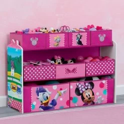 Delta Children Minnie Mouse Deluxe 9 Bin Design And Store Toy Organizer 11 Delta Children Minnie Mouse Deluxe 9 Bin Design And Store Toy Organizer -Kid Household Items xe66nrifrgv1djfdhi4q