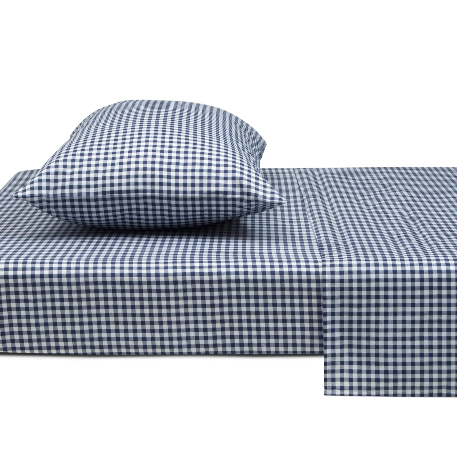 Delta Children Navy Gingham 3-Piece Twin Sheet Set 7 Delta Children Navy Gingham 3-Piece Twin Sheet Set - Image 7