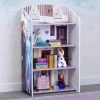 Delta Children Frozen II Wooden Playhouse 4-Shelf Bookcase