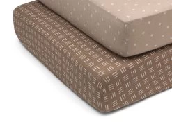 Delta Children Neutral Boho Fitted Crib Sheets - 2 Pack -Kid Household Items yrnaklp9xdo5glby1h4s