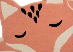 Delta Children Hand-Tufted 100% Wool Fox Rug -Kid Household Items yt4wdrmbbxgxodbdqkoz