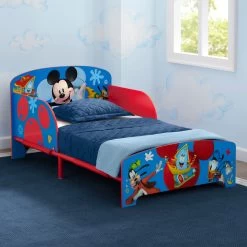 Delta Children Mickey Mouse Wood & Metal Toddler Bed -Kid Household Items zajegtkcehodhjnjl0ds