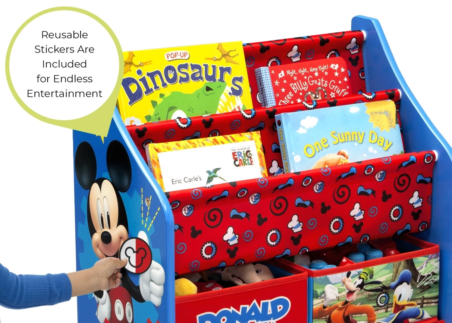 Delta Children Disney Mickey Mouse Toy And Book Organizer 5 Delta Children Disney Mickey Mouse Toy And Book Organizer - Image 5