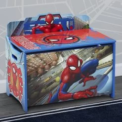 Delta Children Spider-Man Deluxe Toy Box -Kid Household Items zoodxf71vtivczqcpd3y